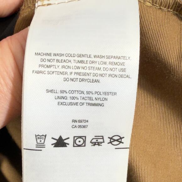 Columbia Sportswear Co Canvas Like Shacket Full Zip/Snaps Jacket Medium Hooded - Picture 13 of 16